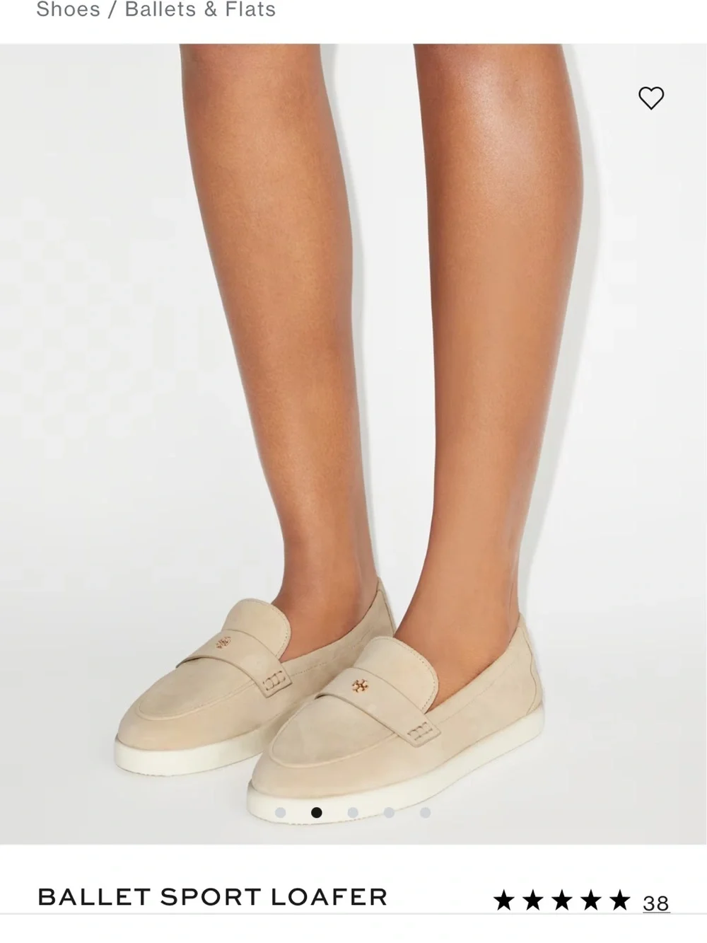 Tory Burch | Ballet Sport Loafer | Sand Dune | Size 9.5
